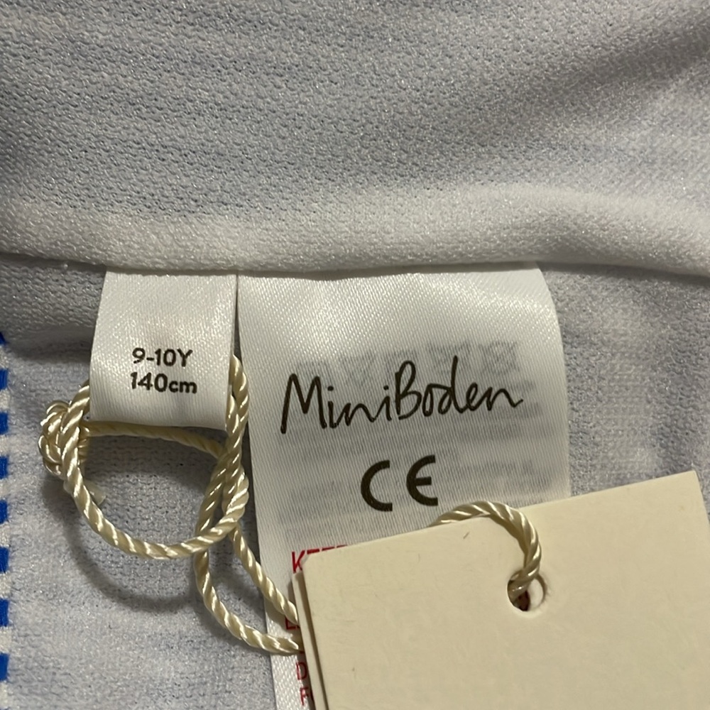 Boden Royal Blue Striped Ruffle Bikini Set - Picture 9 of 9